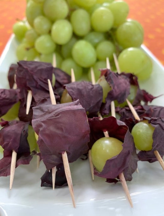 Dulse-wrapped Grapes