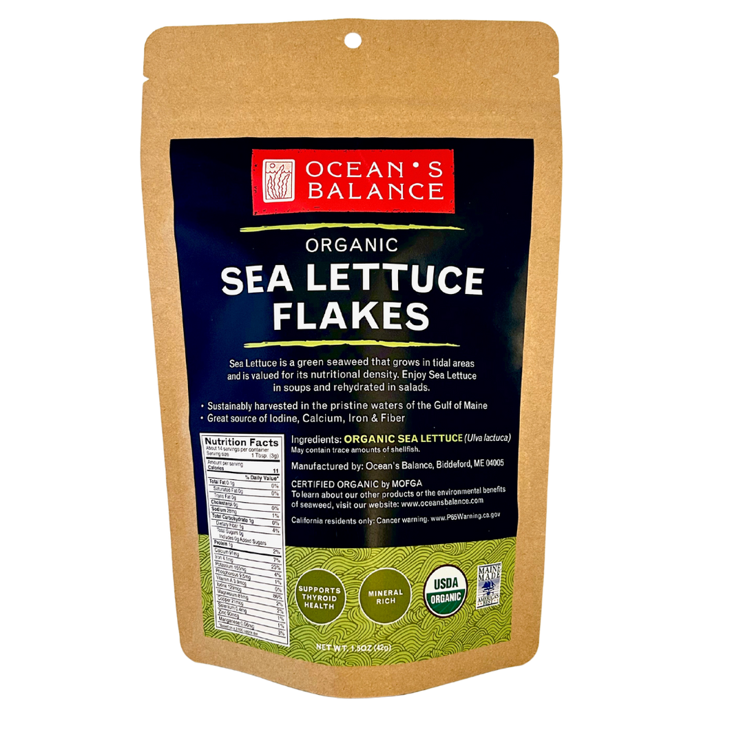 Organic Sea Lettuce Flakes