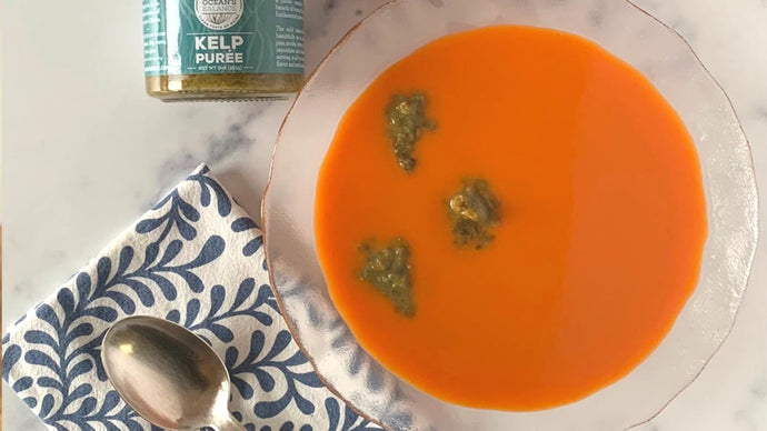 Kelp-Infused Roasted Tomato Soup