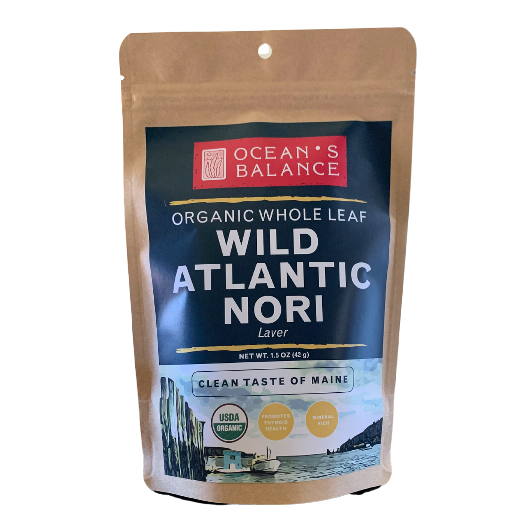 Organic Whole Leaf Laver Wild Atlantic Nori