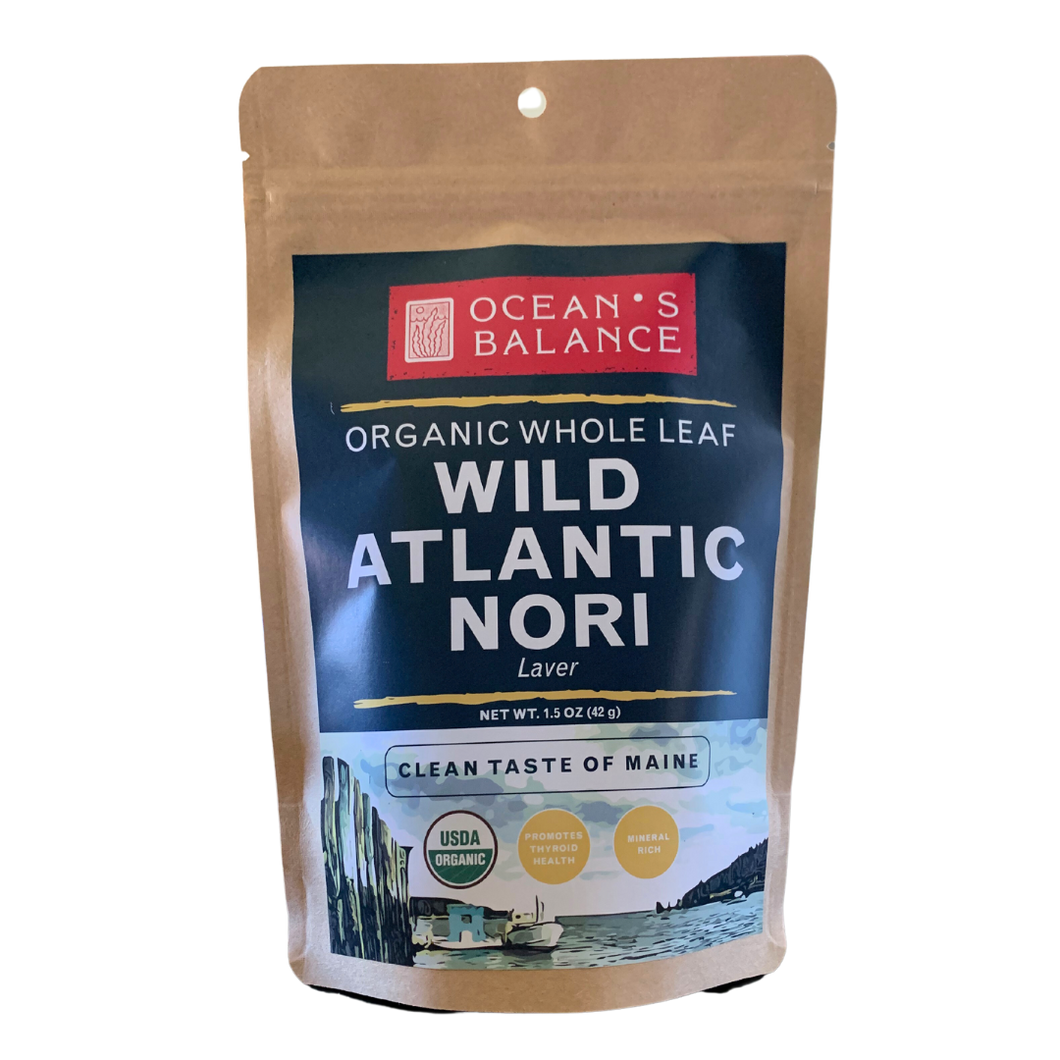 Organic Wild Atlantic Nori Whole Leaf Organic Wild Atlantic Nori Whole Leaf