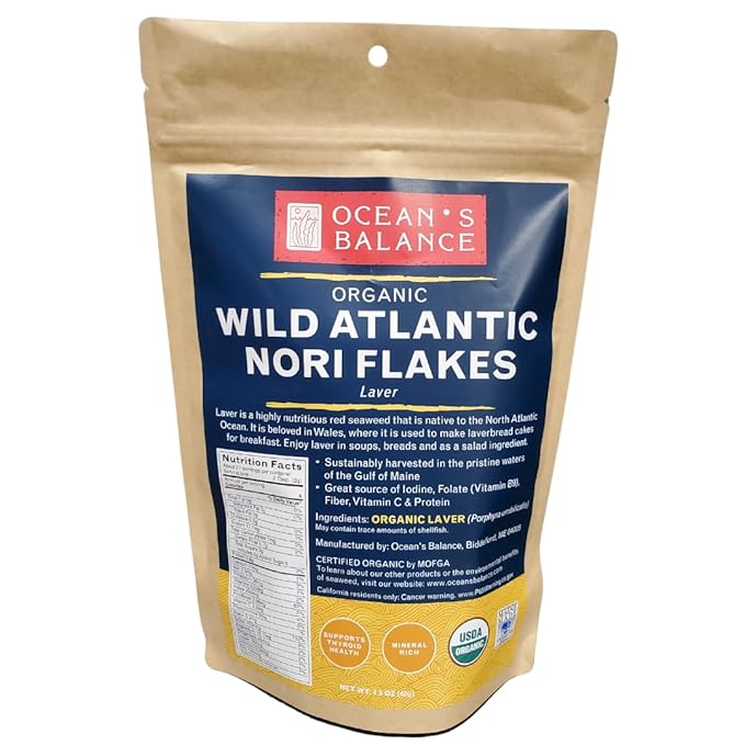 Organic Wild Atlantic Nori Flakes