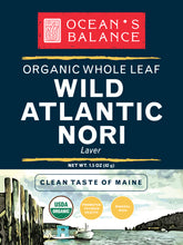 Load image into Gallery viewer, Organic Whole Leaf Laver Wild Atlantic Nori
